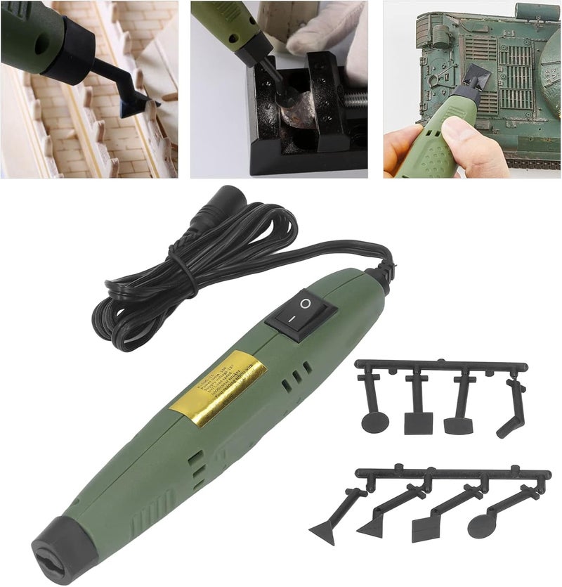 Chazcool Mini Pen Sander, P‑500‑15 Mini Power Sander, DIY Sanding Pen Polishing Machine for Grinding Polishing Surfaces Grooves, US Plug 100‑240V - Image 3